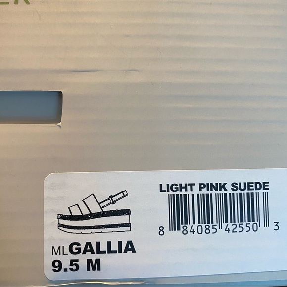 Marc Fisher Gallia Pink Espadrille Platform Sandal - Picture 10 of 11